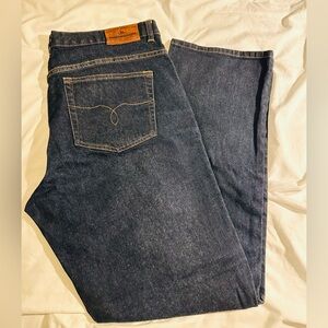 LRL Lauren Ralph Lauren Jeans size 14 dark blue denim classic straight cotton